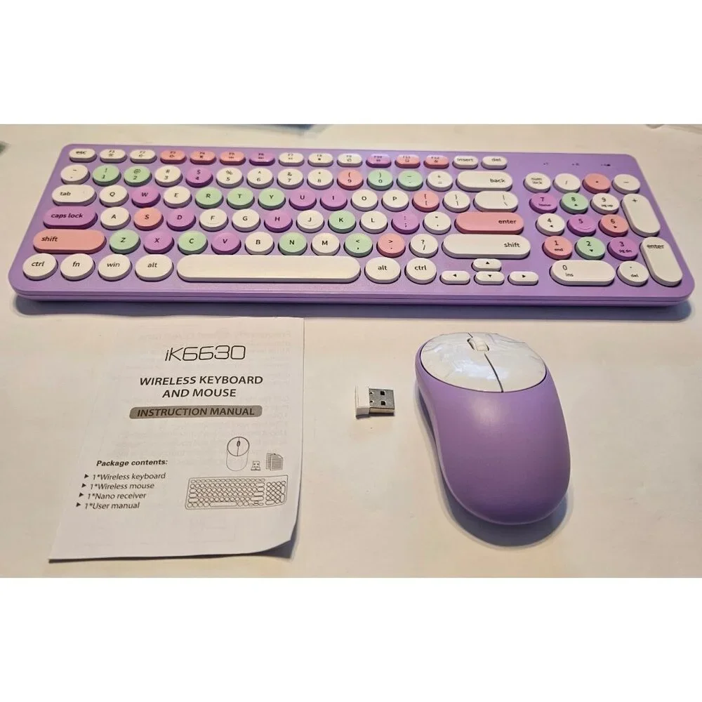 2.4G Wireless Connection Plug and Play Wireless Keyboard and Mouse Combo